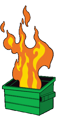 Falling Apart No Sticker by Toby Triumph