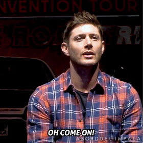 aborddelimpala giphyupload come on jensen ackles aborddelimpala GIF