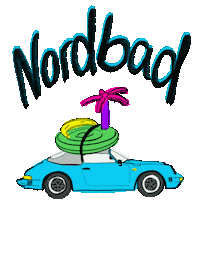 Nordbad summer surf restaurant see Sticker