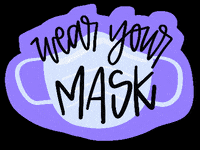 mollycottingham mask covid wearamask mollycottingham GIF