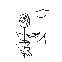 Art Flower Sticker