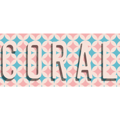 Pattern Coral Sticker by Dashi™