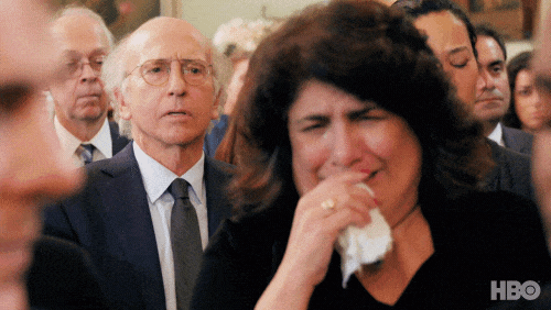 Episode 4 Crying GIF by Curb Your Enthusiasm