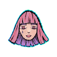 Girl Pink Sticker by dnldzee