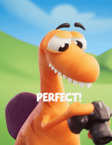 Happy Taking A Picture GIF by Claynosaurz