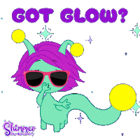 Glow Main Character Sticker by ShimmertheGlowworm