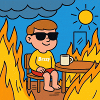 This Is Fine GIF by Brzzy