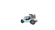 TicketSeller travel buggy ticketseller Sticker