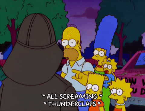 scared homer simpson GIF