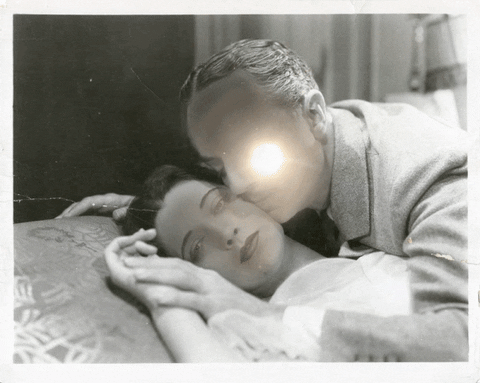 black and white love GIF by iosonof