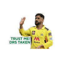 GarnierIndiaHair cricket ipl trust csk Sticker
