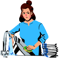 animation girl Sticker by Furryhead