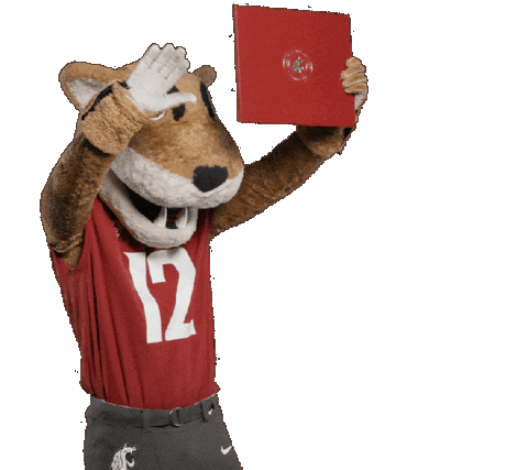 Washington State Mascot Sticker by WSU Pullman