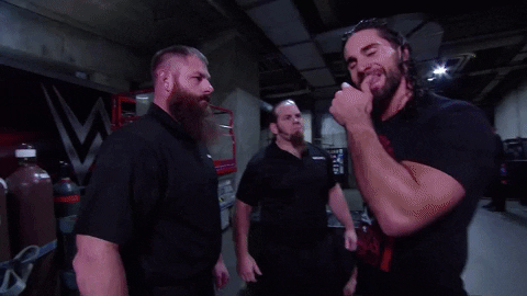 angry seth rollins GIF by WWE