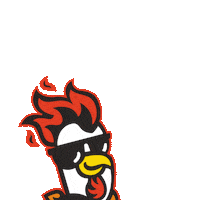 Chicken Fastfood Sticker by Pollotaquilla