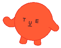 Angry Orange Sticker