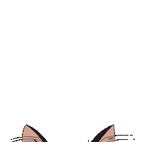 kittydoodling cat what kitty huh Sticker