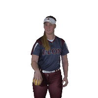 Elon Softball Sticker by Elon Phoenix