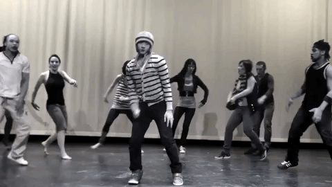 black and white GIF by Chicago Dance Crash