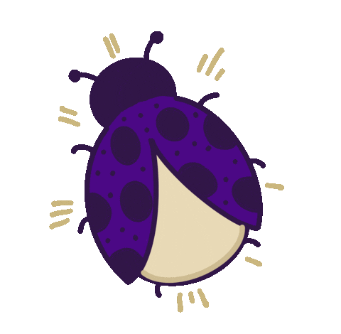 Lady Bug Spring Sticker by James Madison University