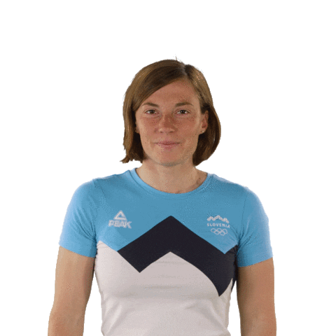Eva Kiss Sticker by Team Slovenia