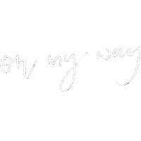 On My Way Sticker