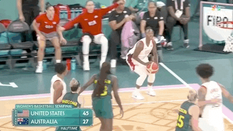 Womens Basketball Sport GIF by NBC Olympics