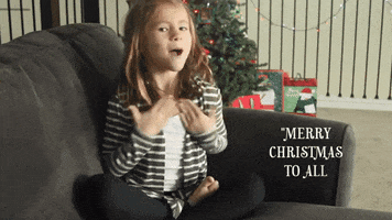 sign language christmas GIF by ASL Nook
