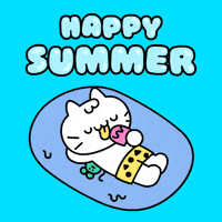 Relaxing Ice Cream GIF by Mikitti