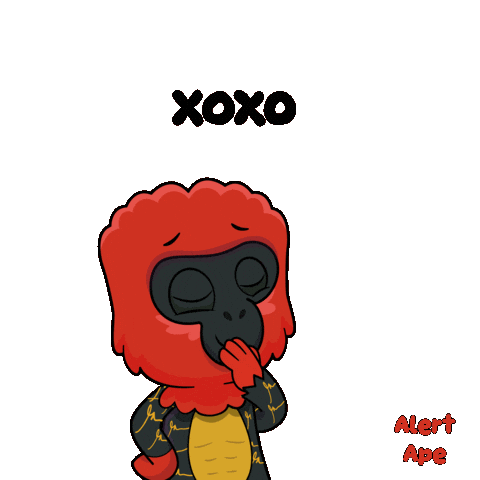 Love You Kiss Sticker by VeeFriends