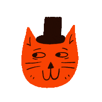 Look At Me Cat Sticker