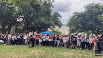 'APD, KKK, IDF': Protesters Chant at Police at UT Austin Ceasefire Rally