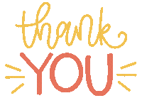 Fun Thank You Sticker by Shannon B Design