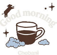 Coffee Morning Sticker by Chobani