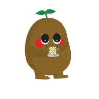 Fried Chicken Eating Sticker by K Fry My