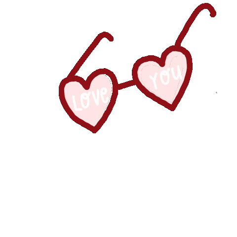 hannahjunlee giphyupload love hearts Sticker