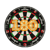 Alfa Dartboard Sticker by Darteg