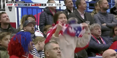 Ice Hockey Dancing GIF by USA Hockey