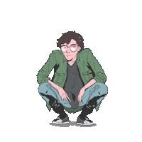 Whats Up Peace Sticker by Sebut Saja Oloy