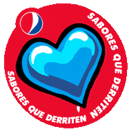 PepsiColombia happy heart drink feliz Sticker