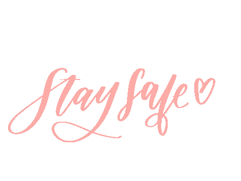 Lettering Stay Home Sticker