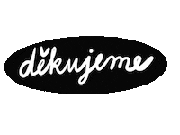 Dekujeme Dekuju Sticker by Minile