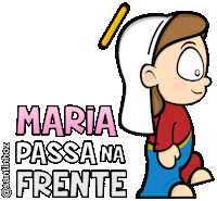 Nossa Senhora Jesus Sticker by Santinhoz