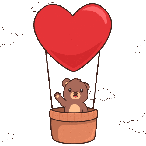 Waving I Love You Sticker by BEARISH