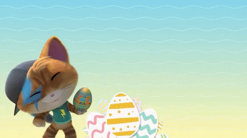 Happy Easter GIF by 44 Cats