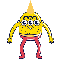 monster personaje Sticker