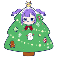 Christmas Tree Sticker by Asayoru Maid Cafe ☆ あさよる