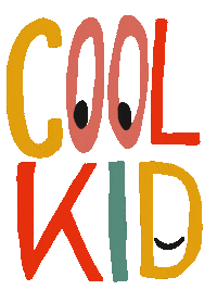 Cool Kids Text Sticker