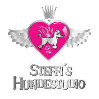 Dog Heart Sticker by Steffis Hundestudio