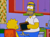 homer simpson chalkboard GIF